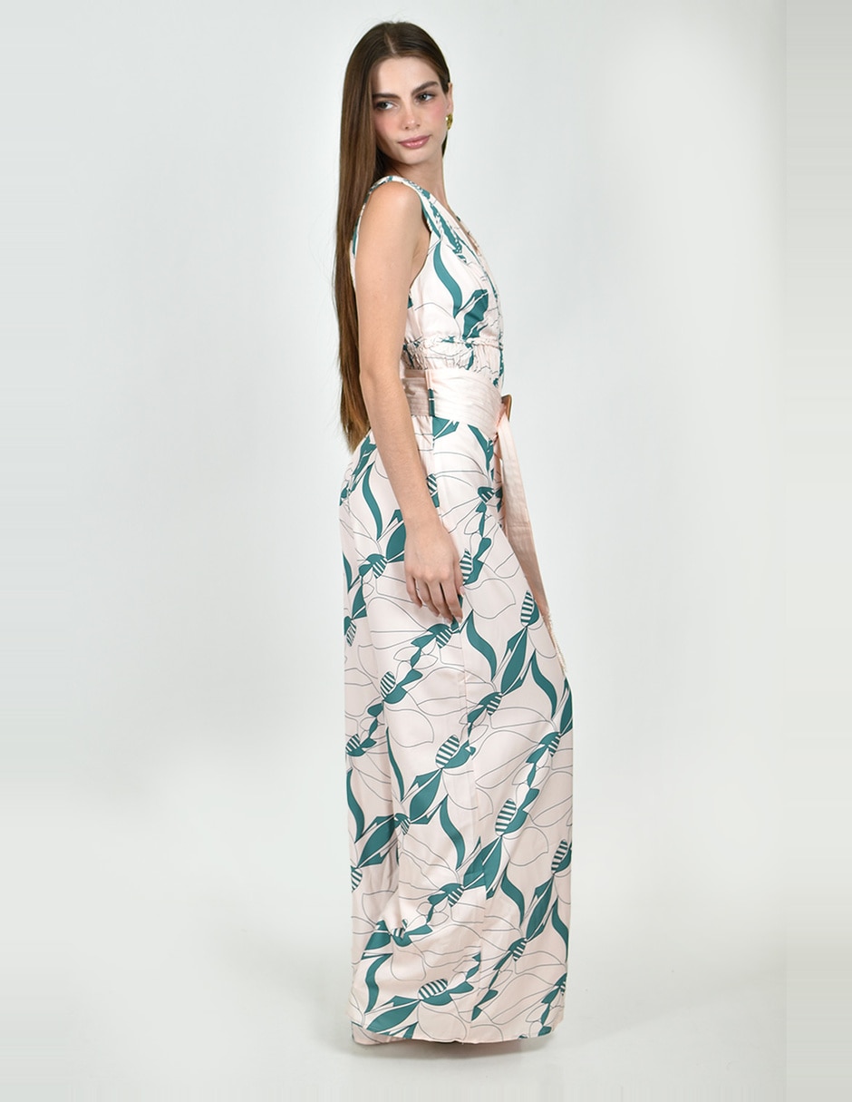 Jumpsuit estampado floral para mujer 2