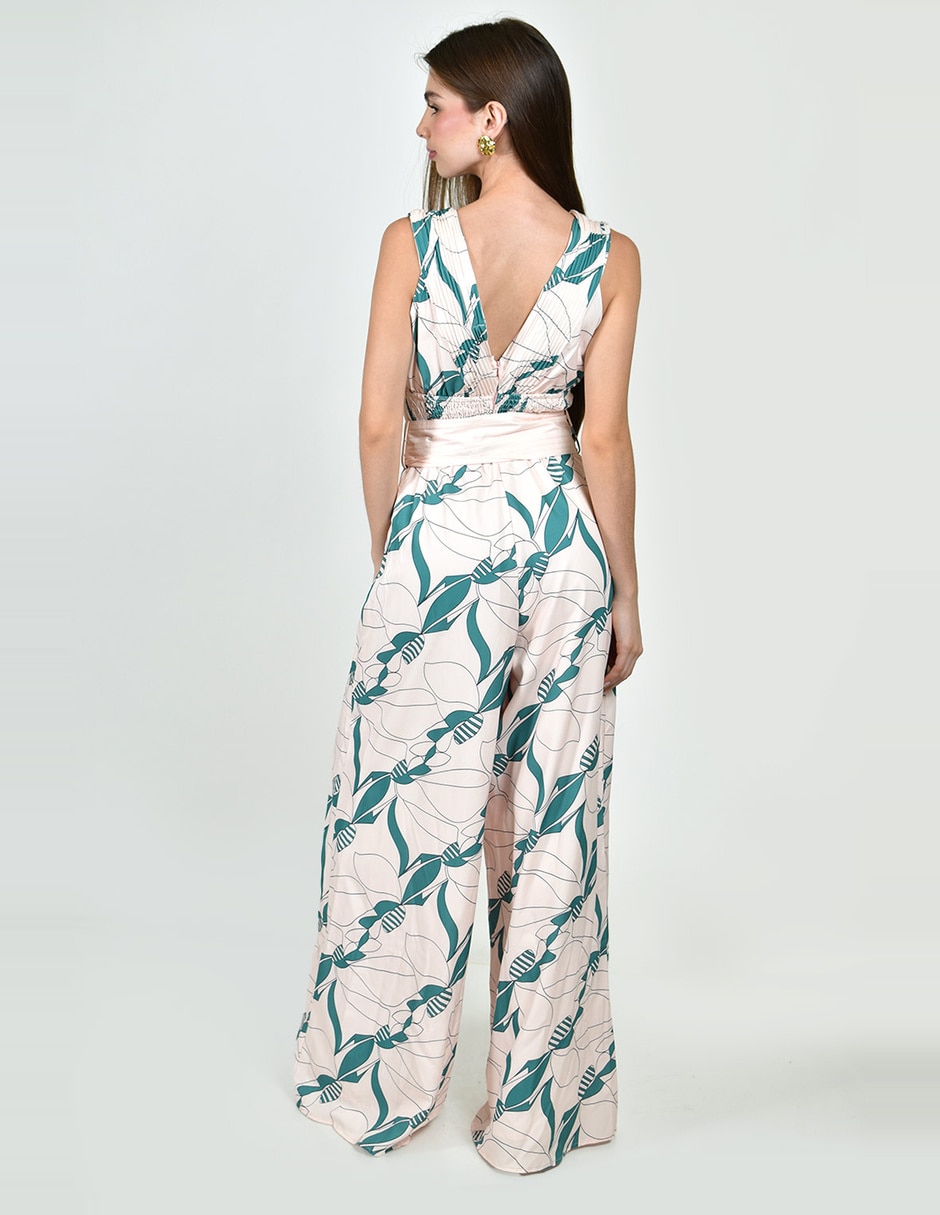 Jumpsuit estampado floral para mujer 5