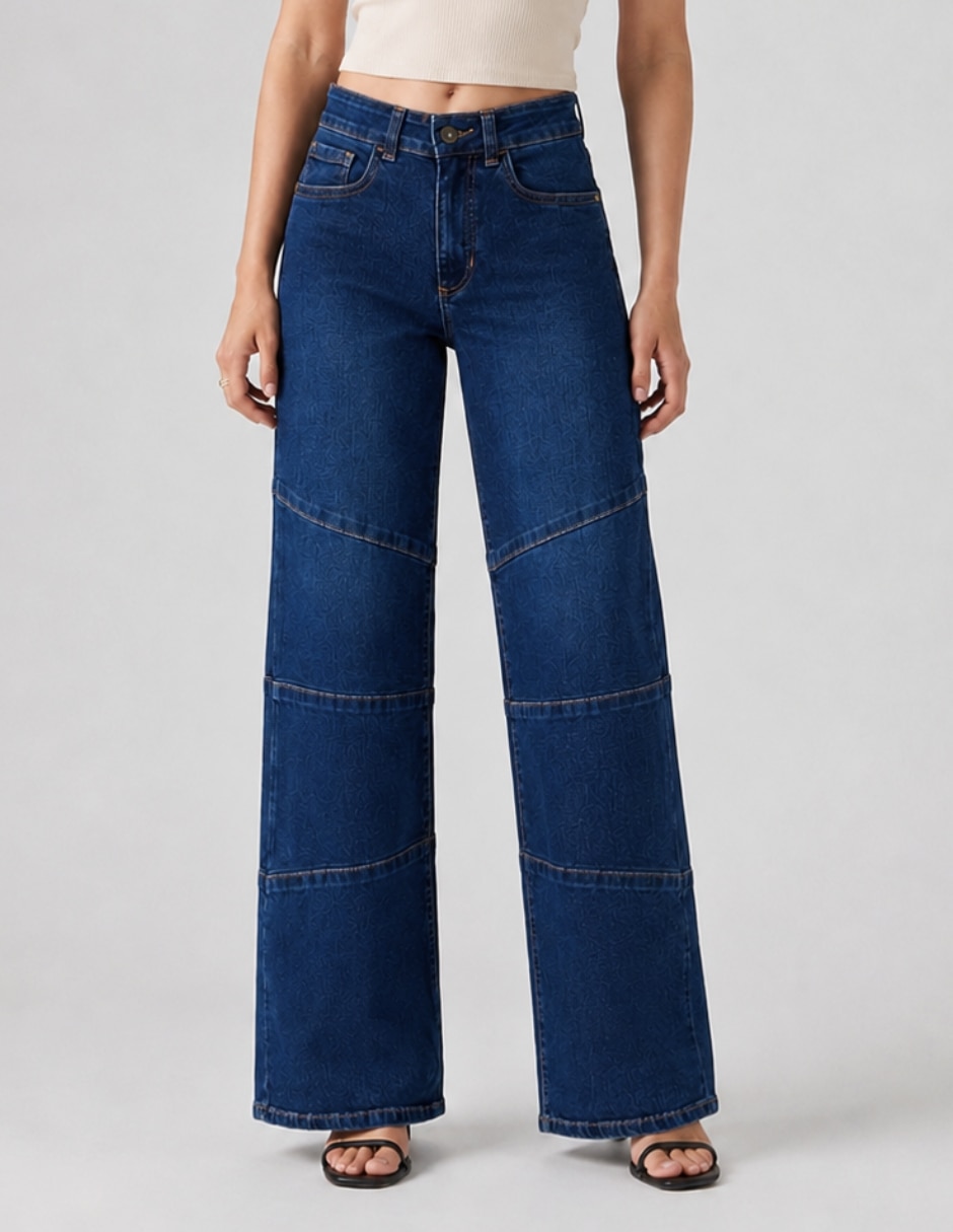 Jeans regular boyfriend cintura alta para mujer Jeans regular boyfriend cintura alta para mujer