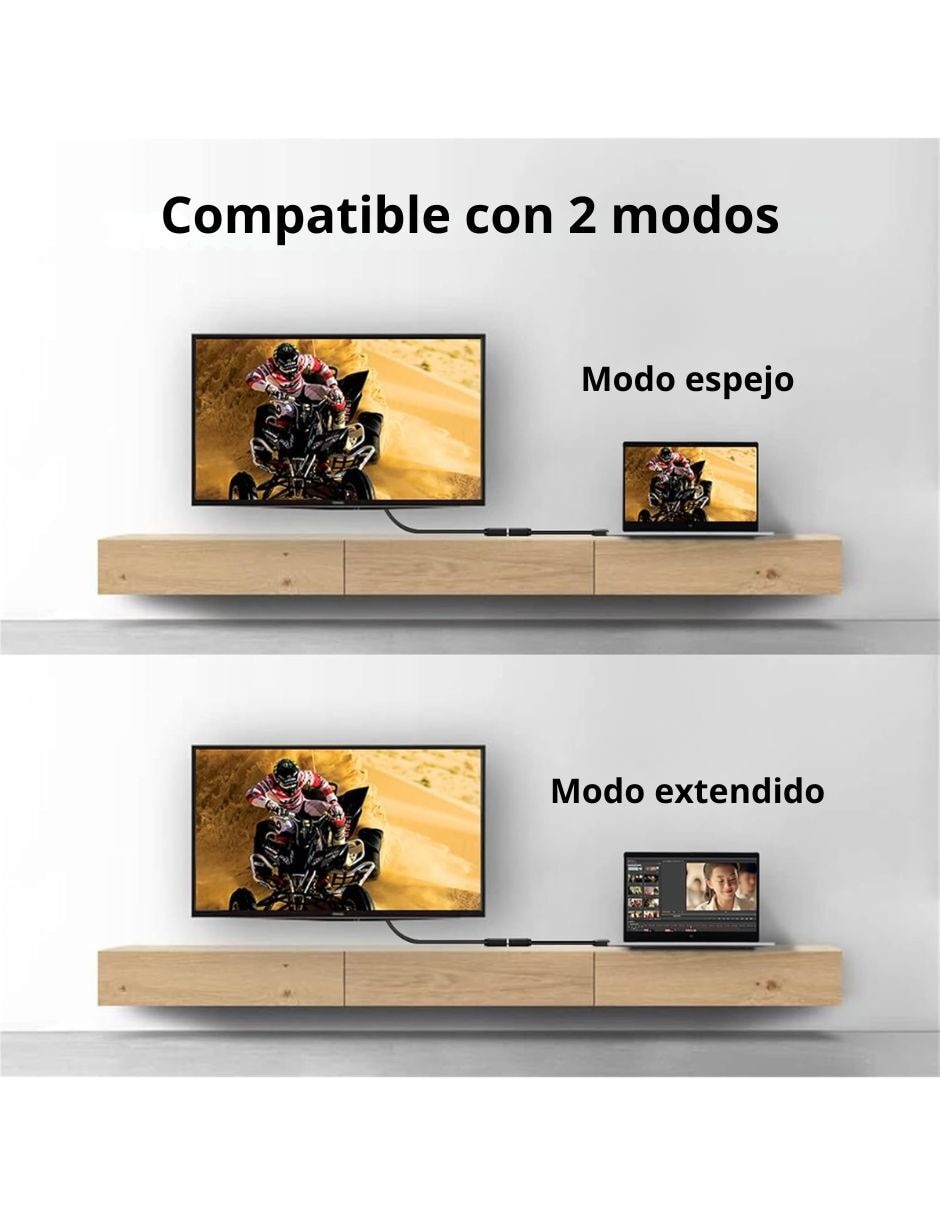 Hdmi a tipo dvi de 90 cm 5