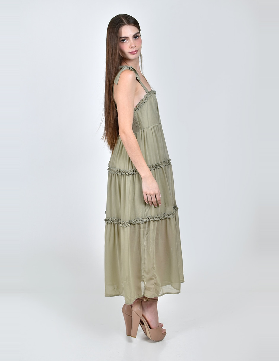 Vestido midi casual para mujer 2