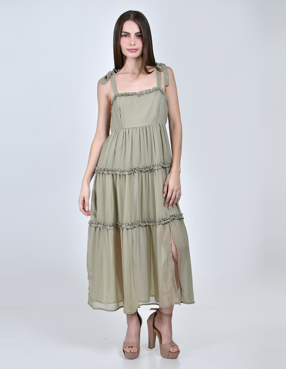 Vestido midi casual para mujer 4