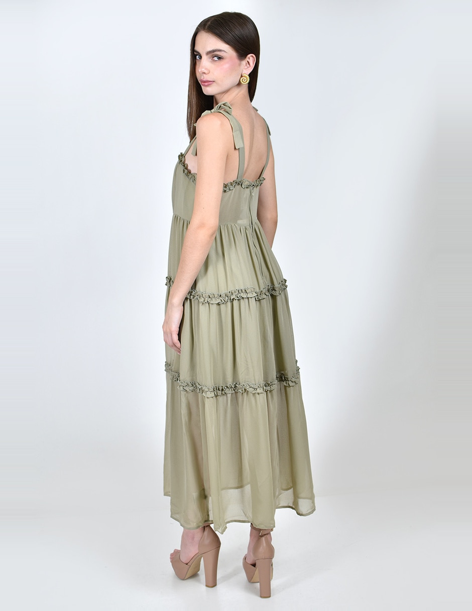 Vestido midi casual para mujer 5