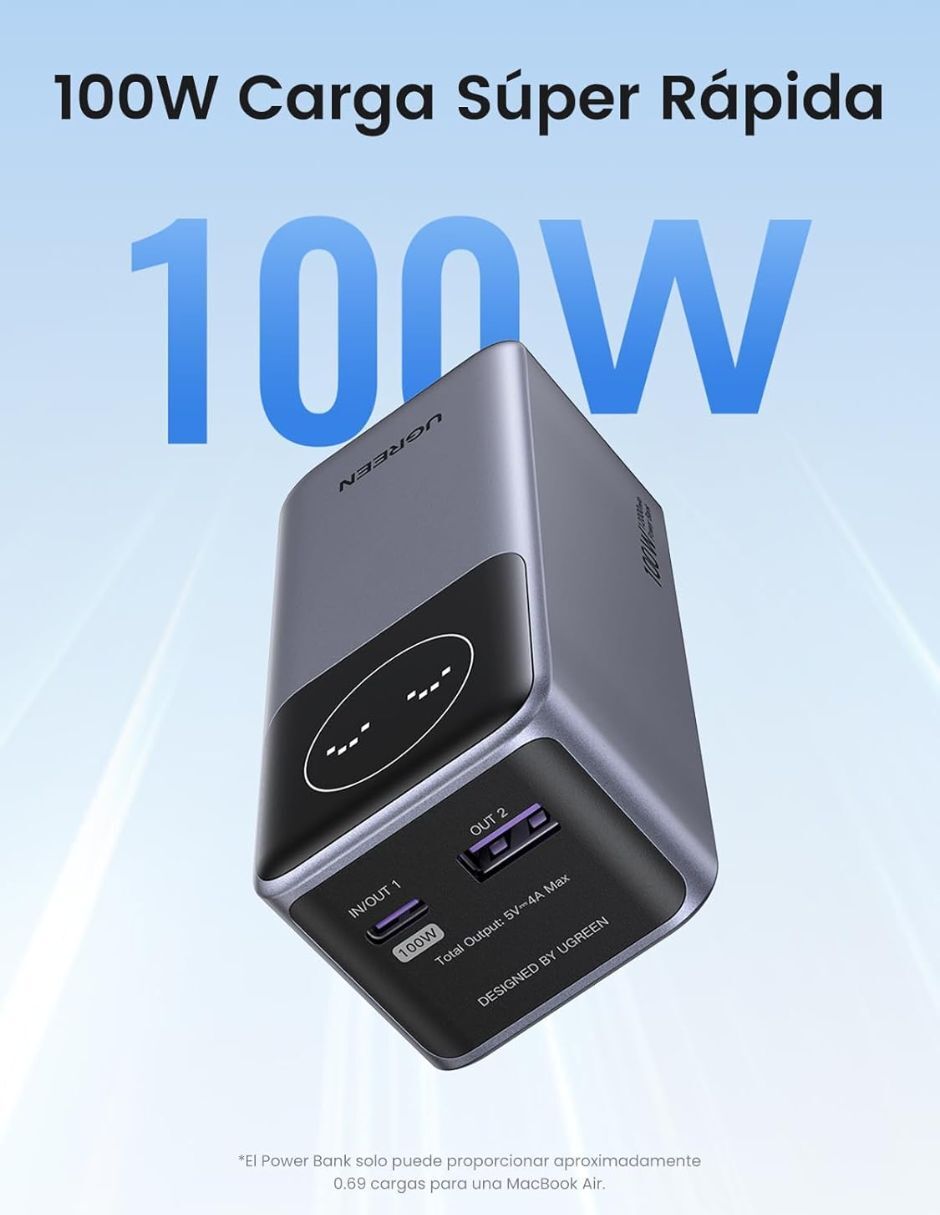Batería portátil Ugreen 12000 mah