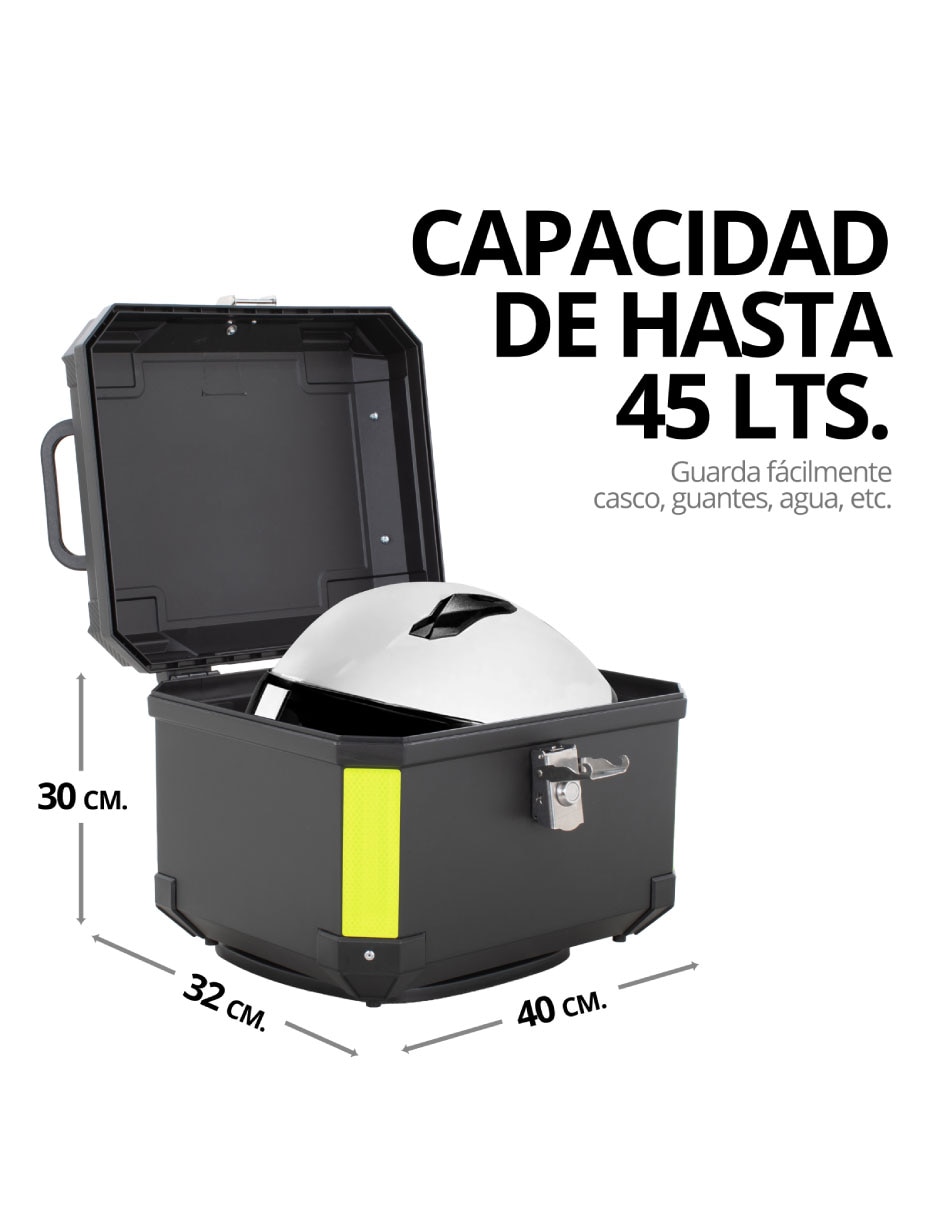 Maletero para motocicleta raax 45 L 7