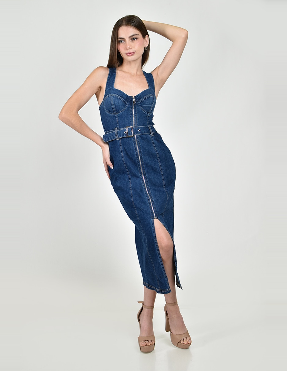Vestido midi casual para mujer Vestido midi casual para mujer