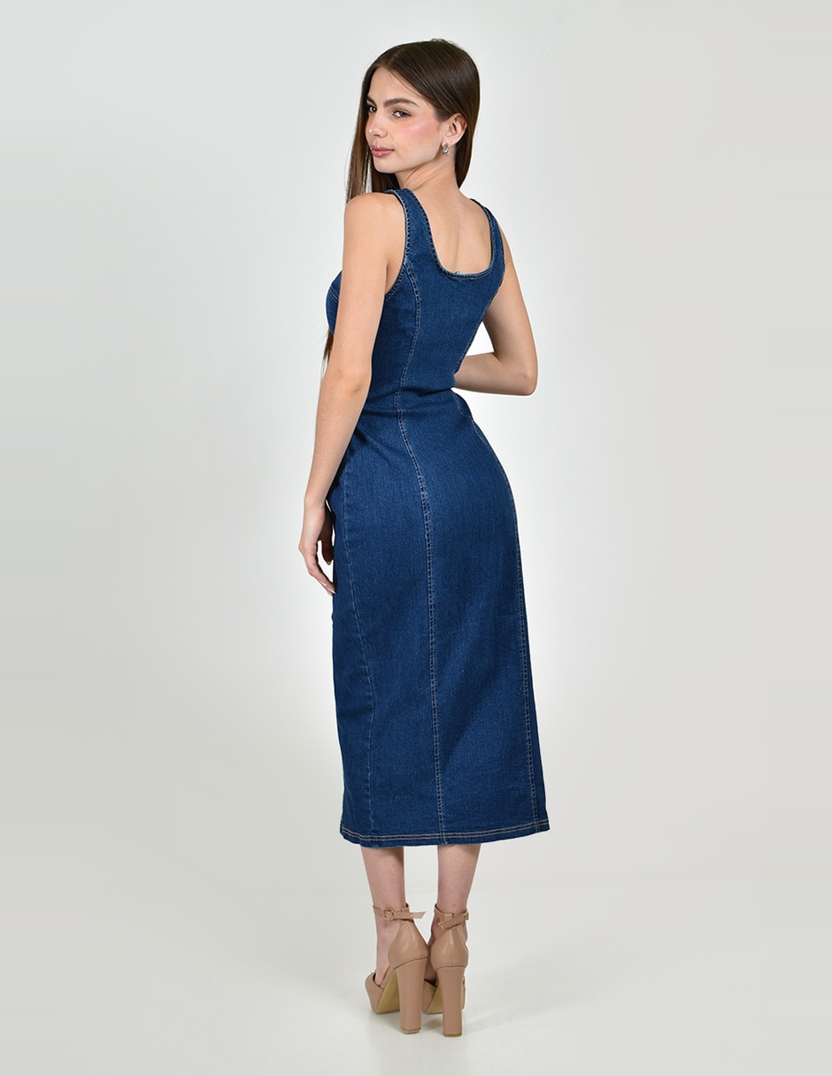 Vestido midi casual para mujer 5