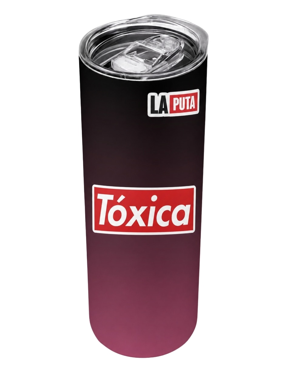 Set termo Tink de acero inoxidable con tapa a presión