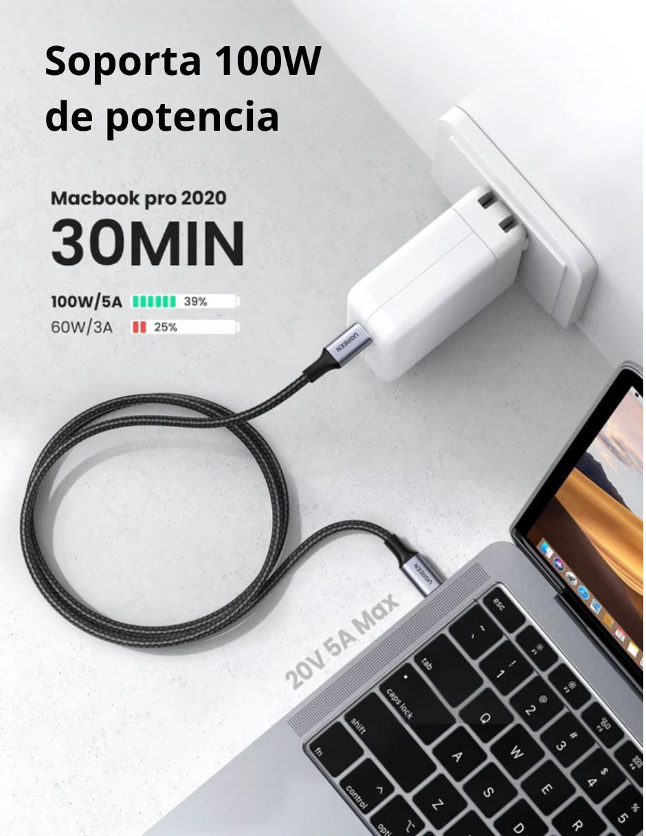 Cable USB C Ugreen 1 m