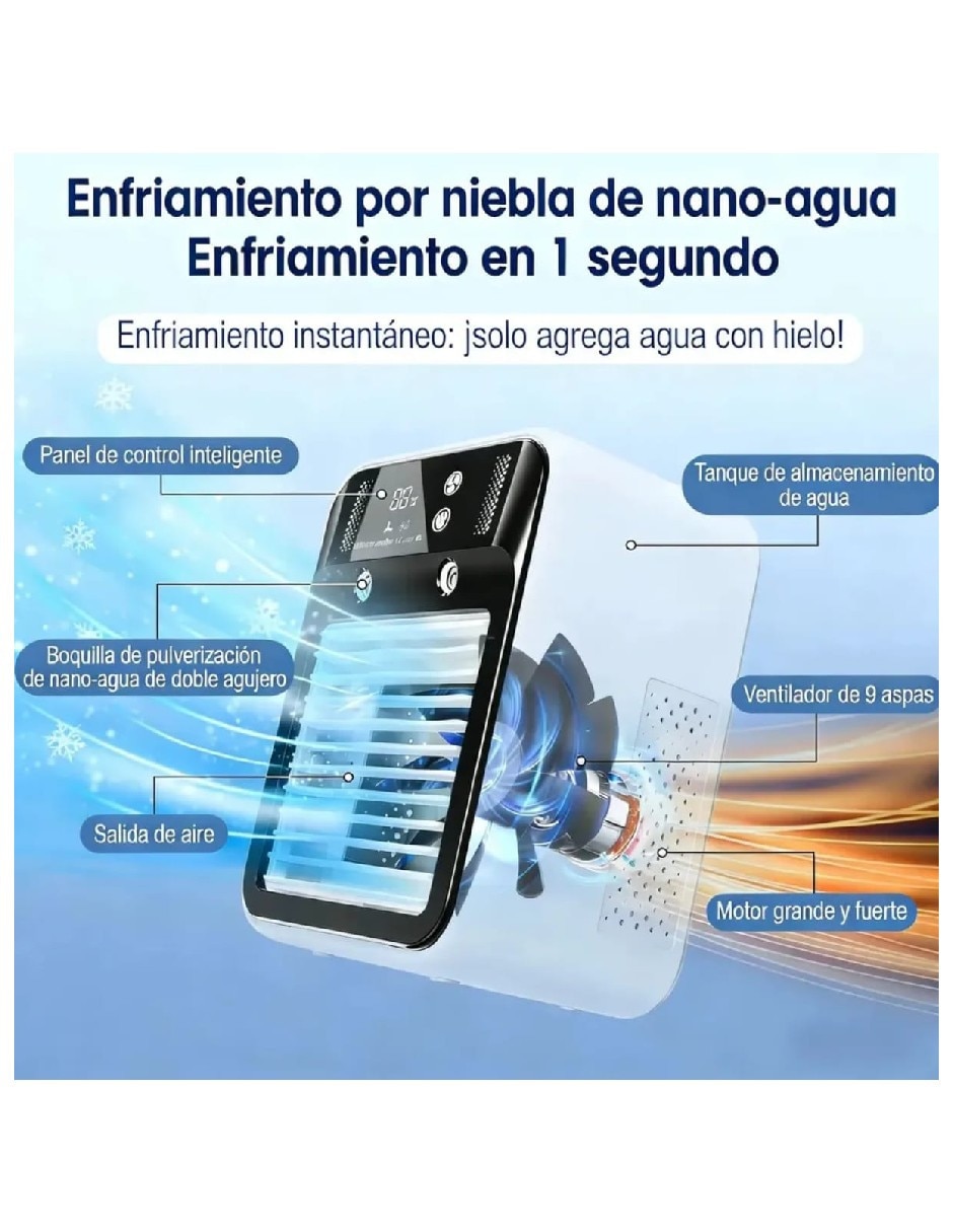 Aire acondicionado portátil frío 11338GU 5 V 3