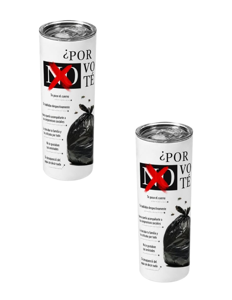 Set termo de acero inoxidable con tapa a presión