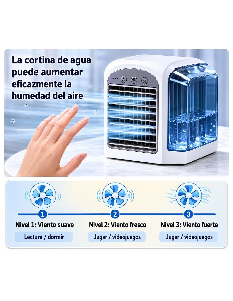 Aire acondicionado portátil Genérica frío 11335GU 5 V