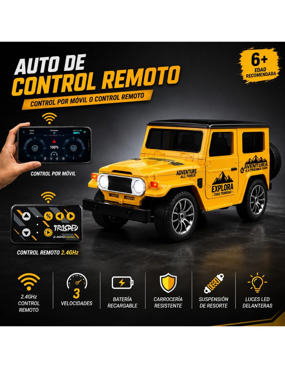 Carro radio control FPV Generico