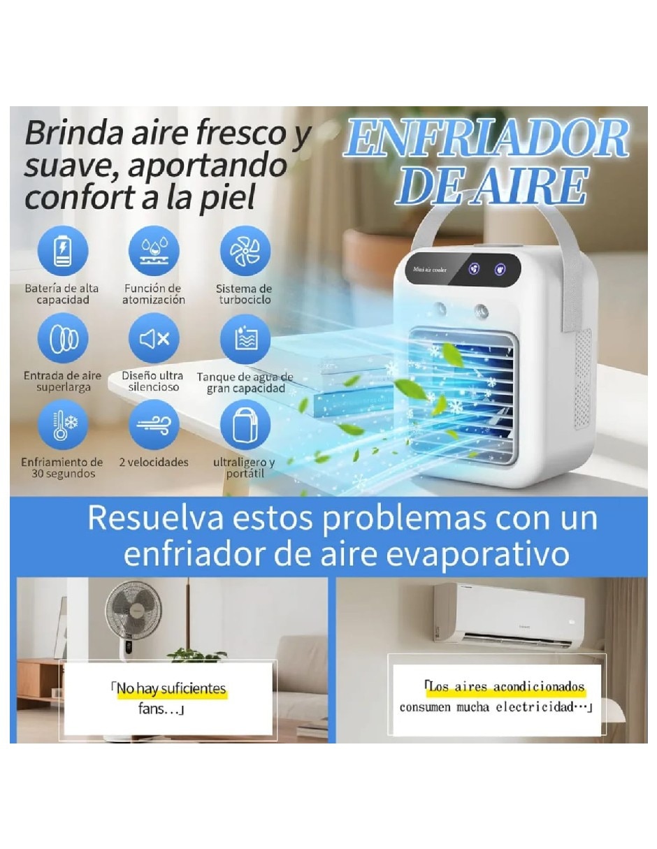 Aire acondicionado portátil Genérica frío 11337GU 5 V
