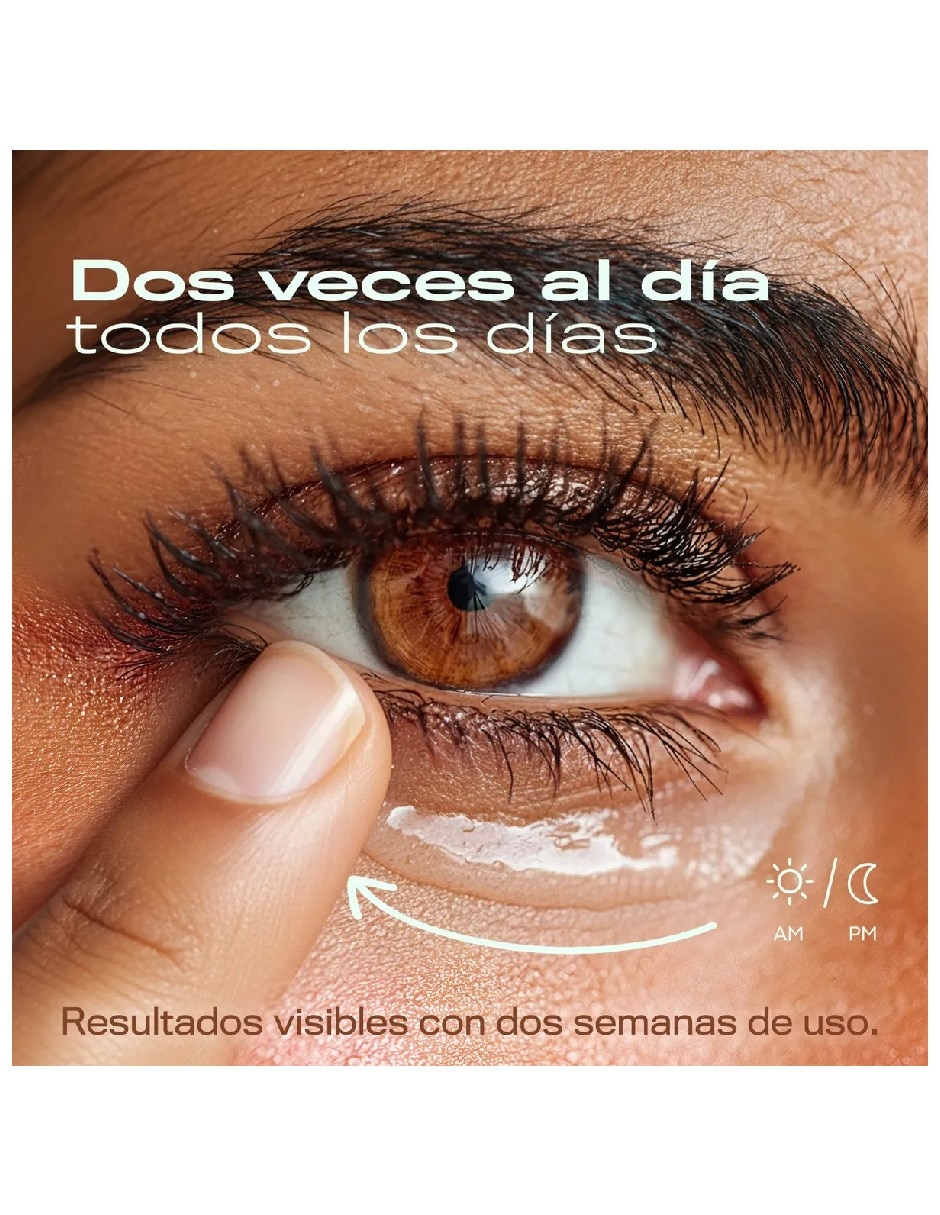 Crema para contorno de ojos recomendada para bolsas y ojeras de día y noche Genérica todo tipo piel