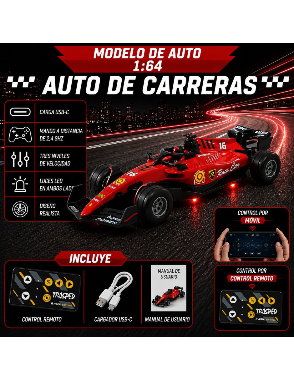 Carro radio control FPV Generico