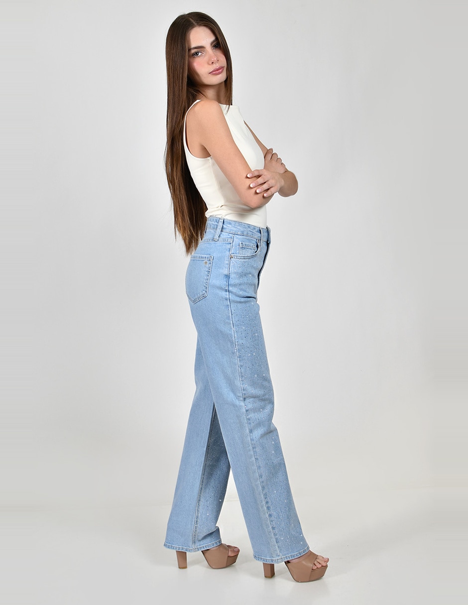 Jeans straight para mujer 2