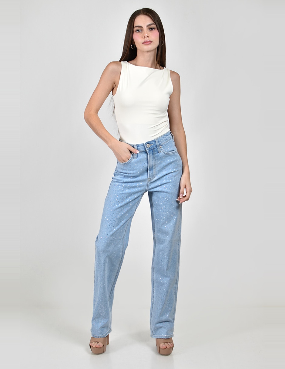 Jeans straight para mujer 3