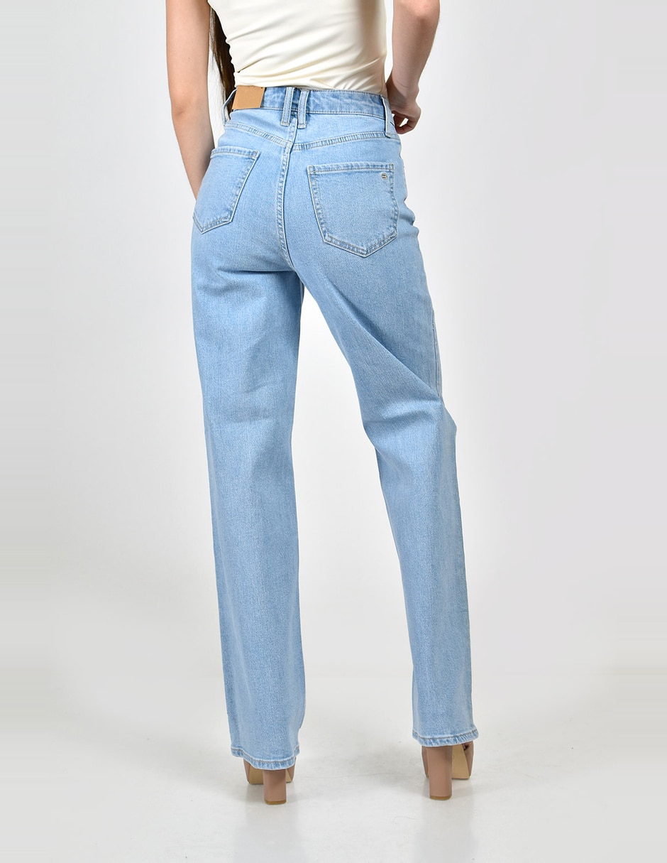 Jeans straight para mujer 5