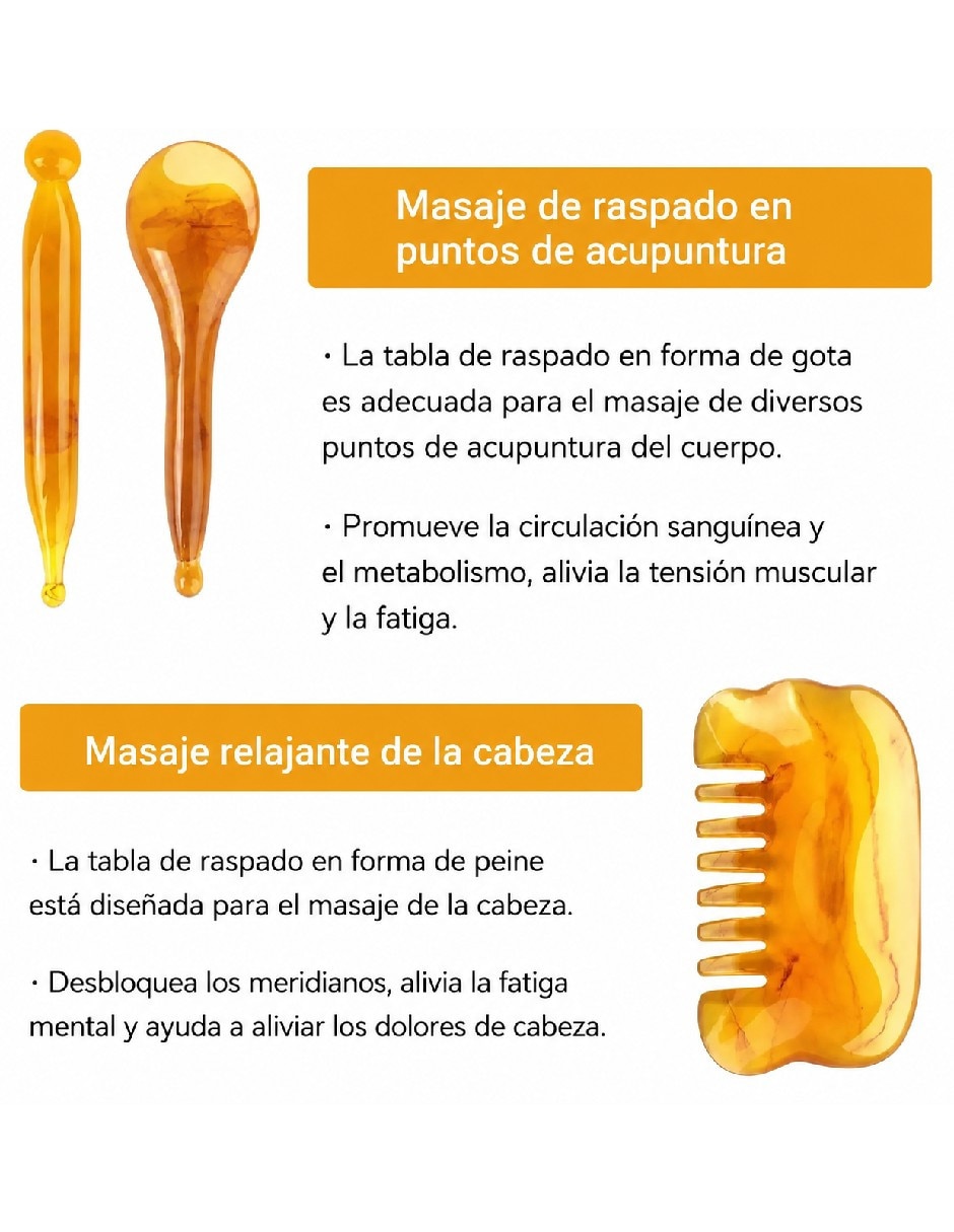 Kit masajeador facial manual Genérica cabezal fijo