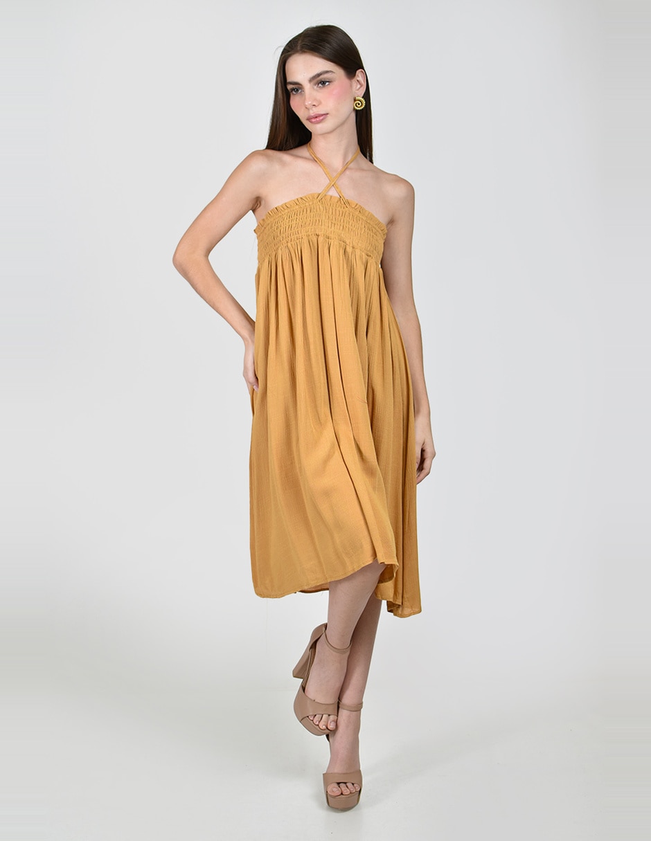 Vestido midi casual para mujer Vestido midi casual para mujer
