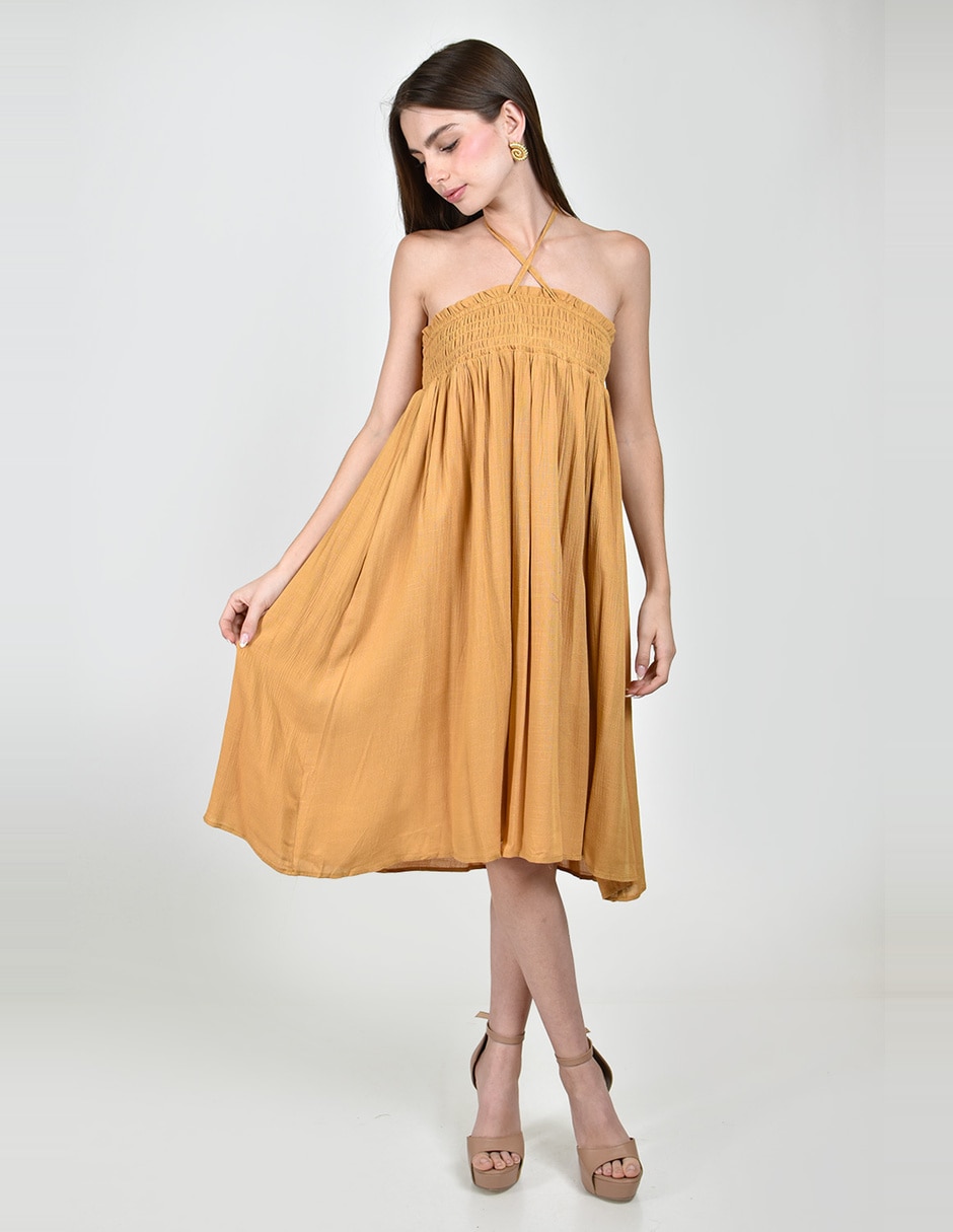 Vestido midi casual para mujer 4