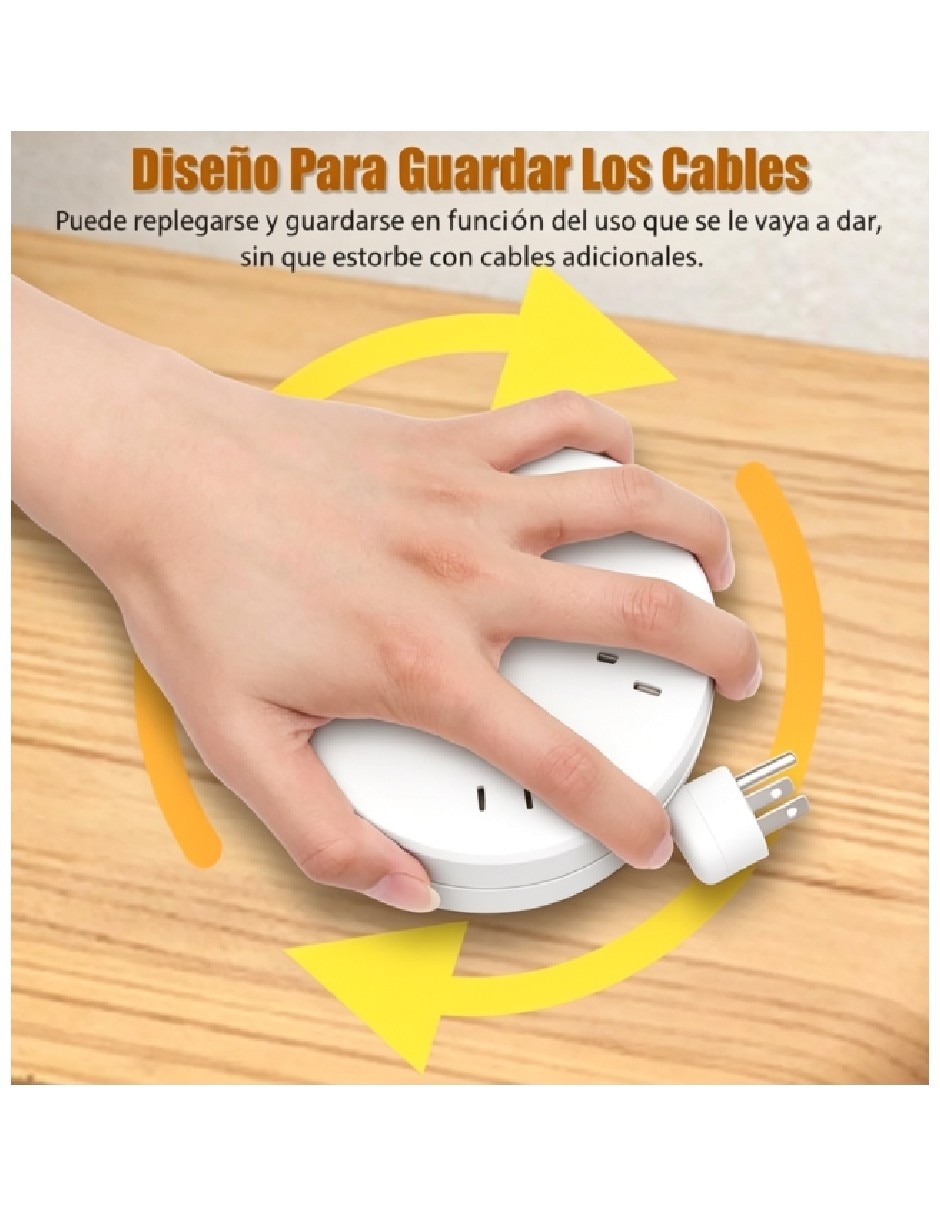 Multicontacto Genéricade 4 contactos y 2 puertos USB