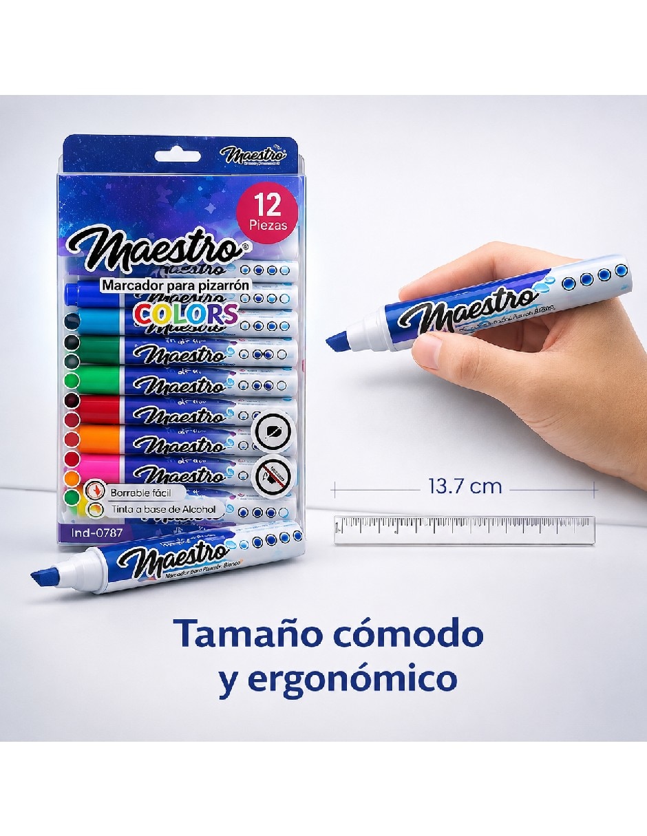Set marcador base agua Genérica 12 piezas