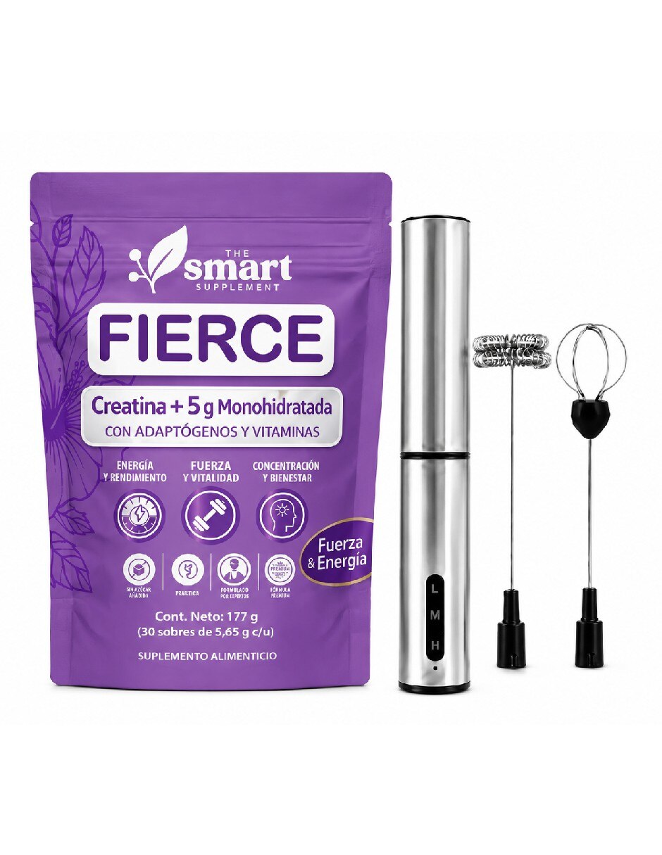 Kit fierce Creatina Monohidratada + Batidor
