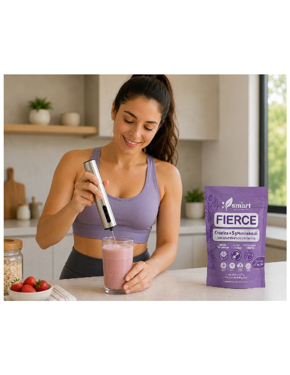 Kit fierce Creatina Monohidratada + Batidor 3