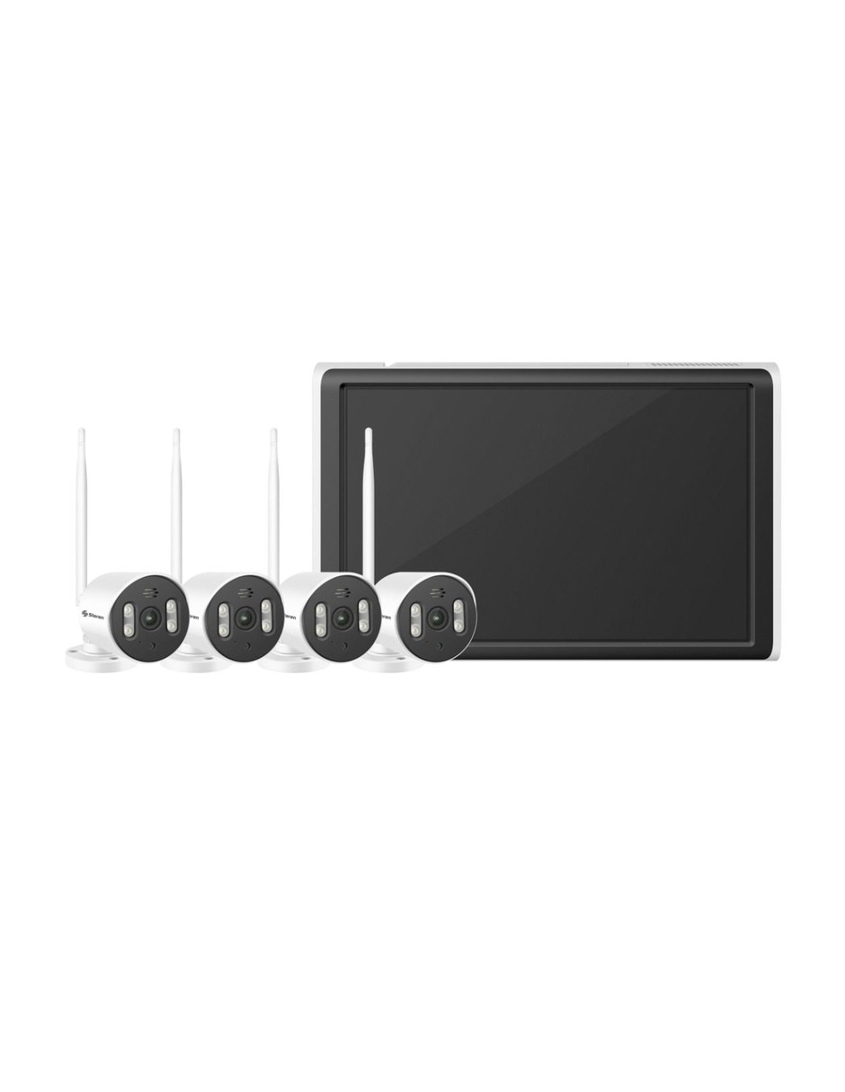 Nvr 8 canales de seguridad modelo CCTV-990LCD alámbrica 2k 110° sí para interior y exterior