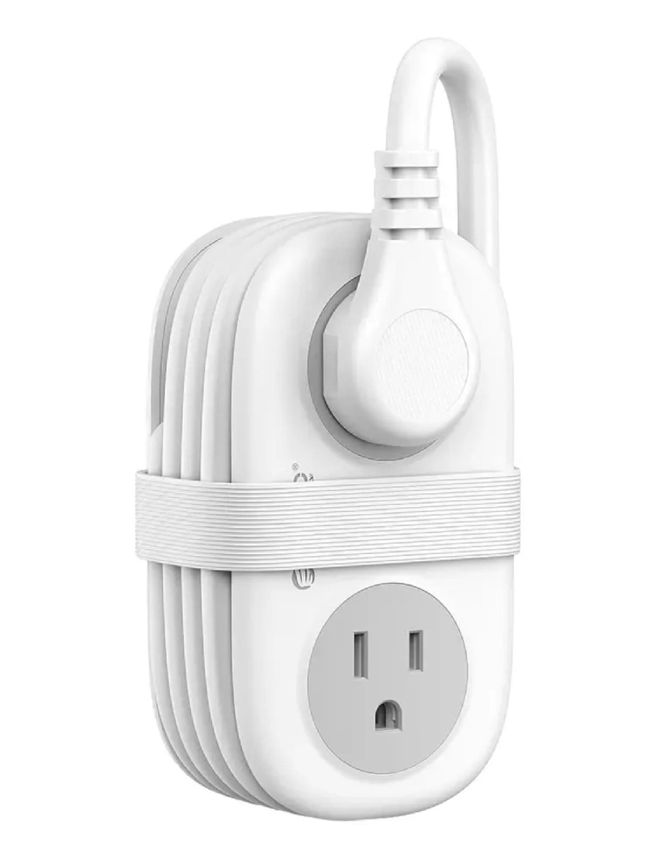 Multicontacto de 4 contactos y 2 puertos USB