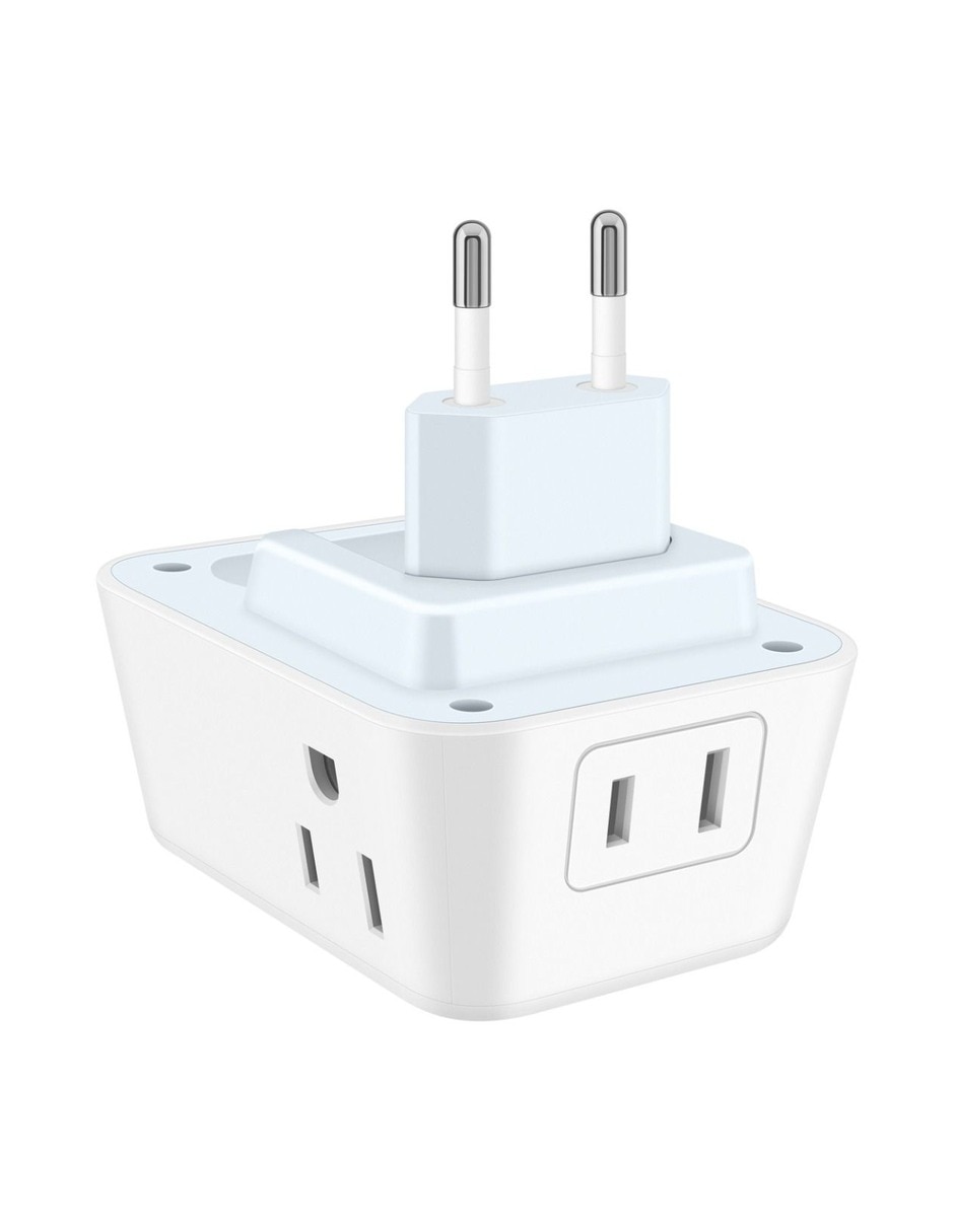 Multicontacto Steren de 4 contactos y 2 puertos usb