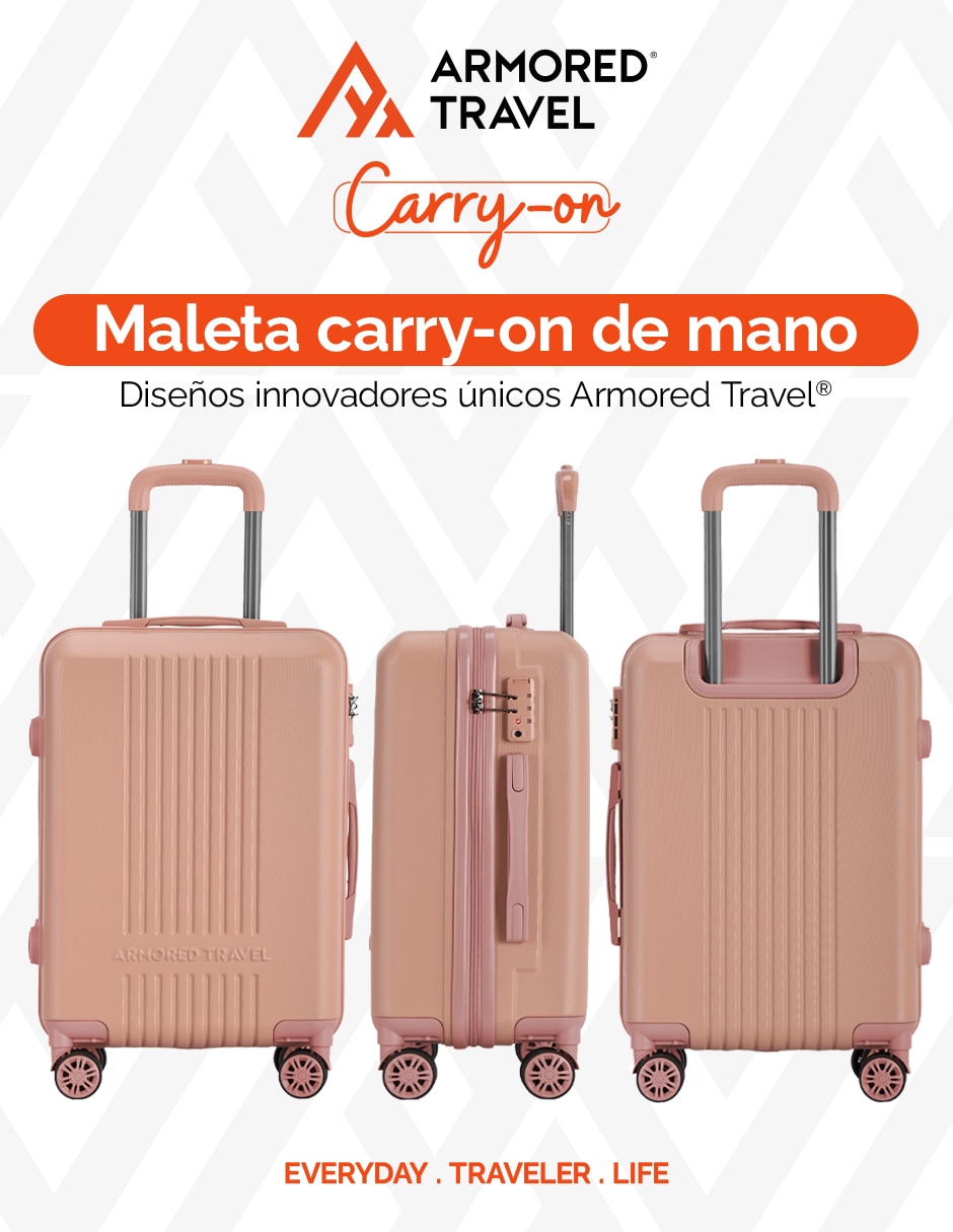 Maleta con ruedas de mano Armored Travel Carry-On Glamour