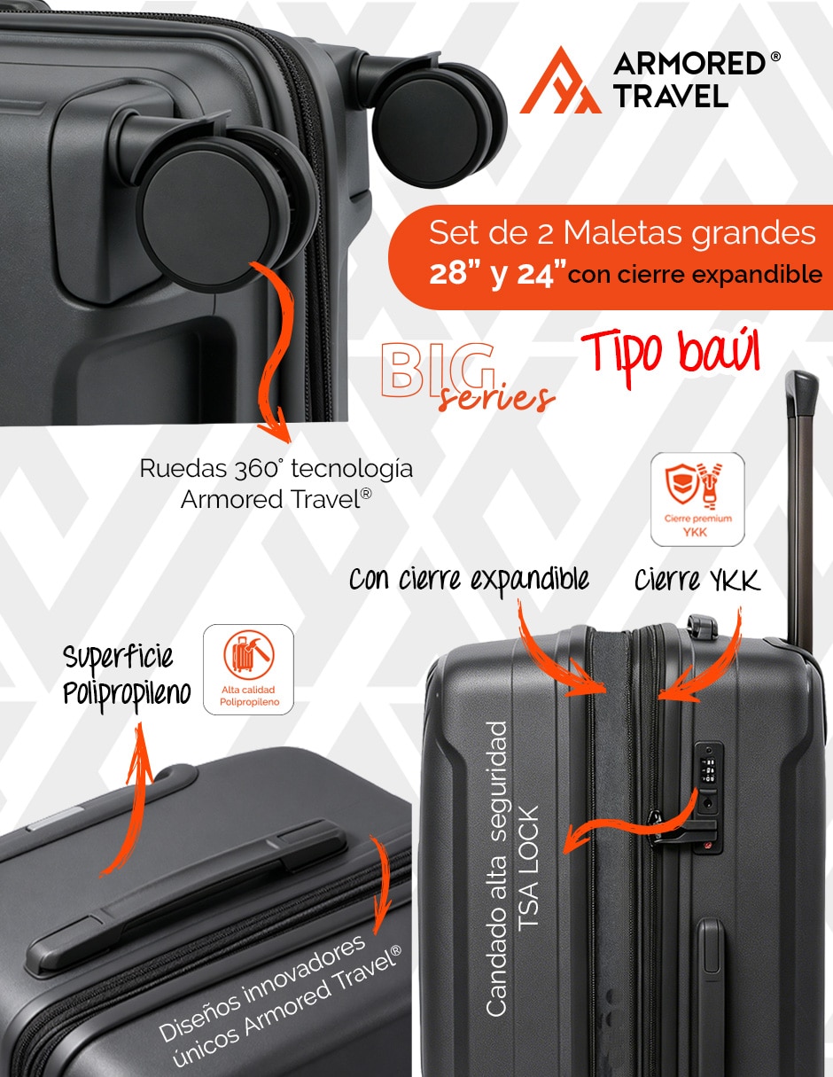 Set maletas de viaje Armored Travel