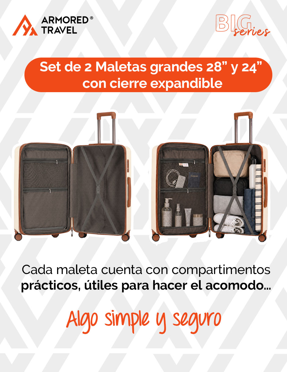 Set maleta de viaje Armored Travel Grandes Burdur