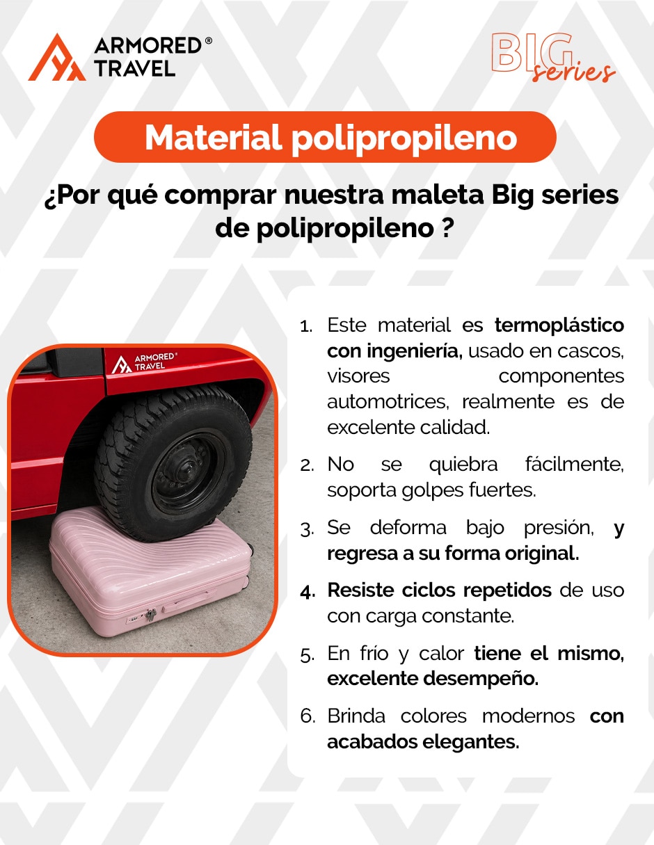 Set maleta de viaje Armored Travel Grandes Kunzite