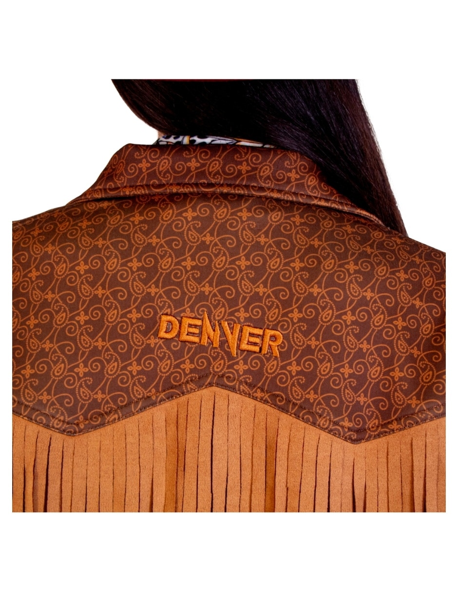 Chamarra casual icy denver repelente al agua de ante para mujer