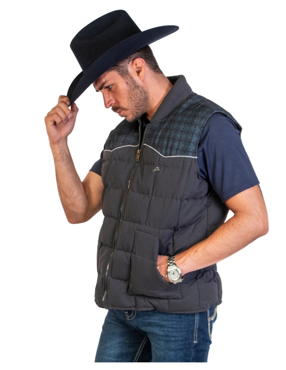 Chaleco Icy Denver impermeable con bolsillos para hombre