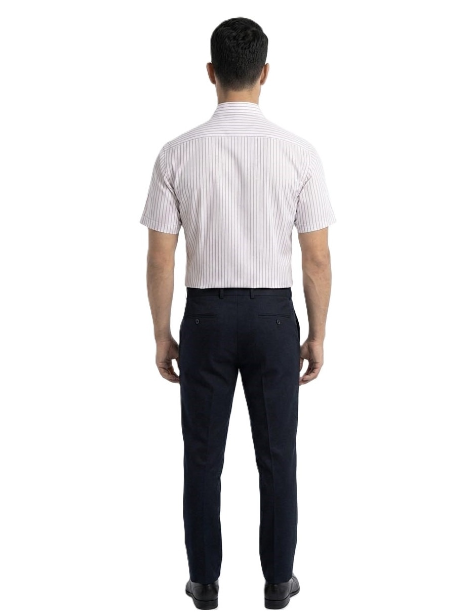 Camisa casual michel blanc manga corta para hombre