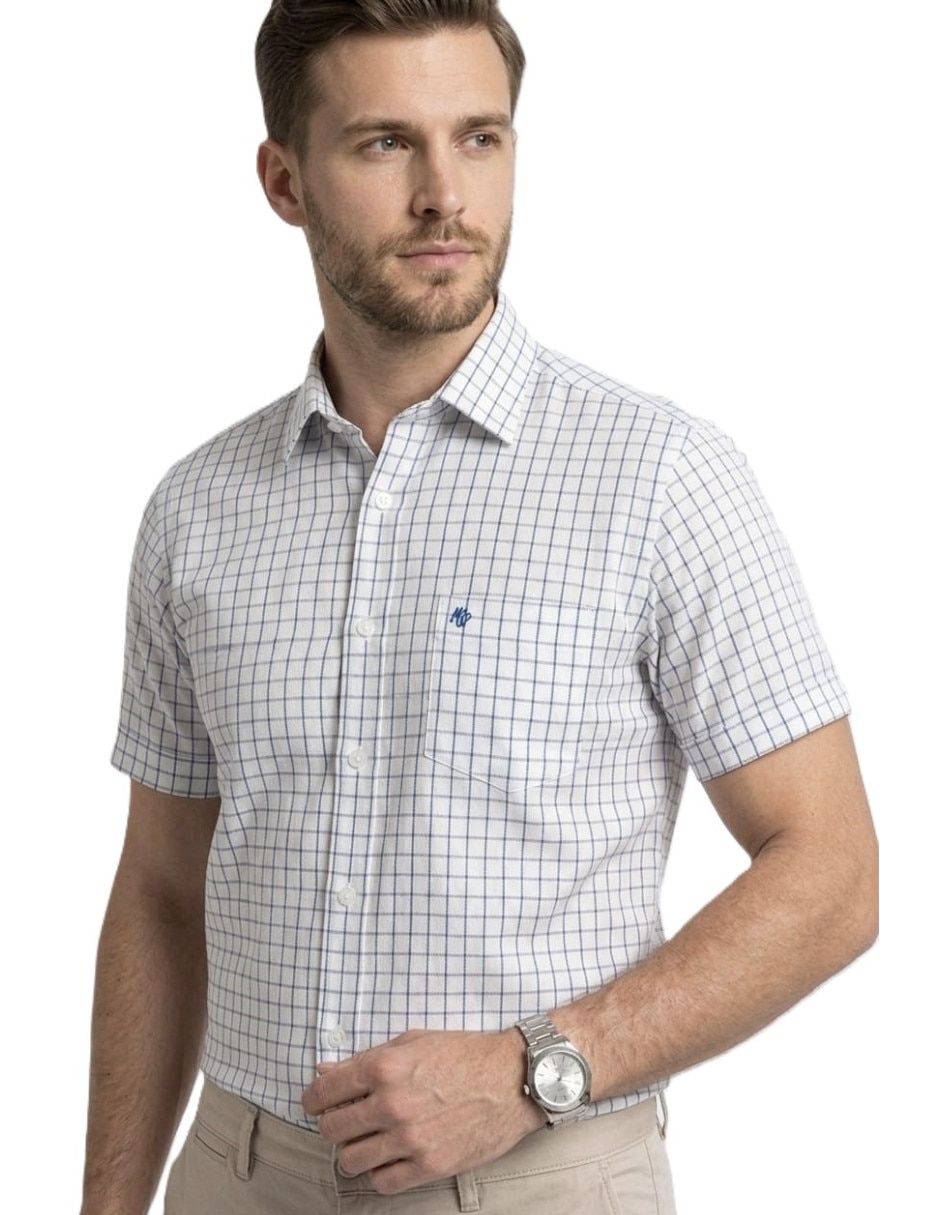 Camisa casual manga corta para hombre 2