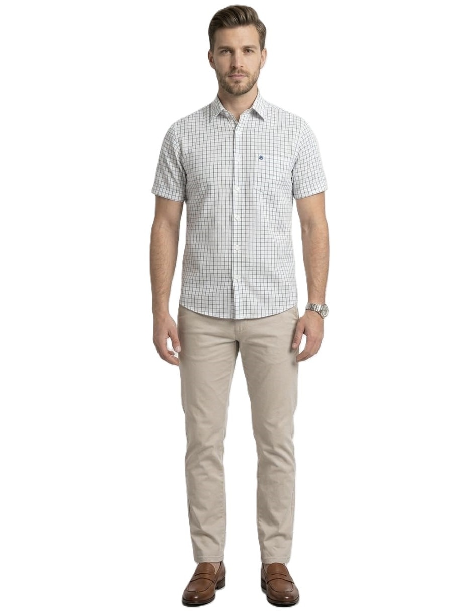 Camisa casual manga corta para hombre 3