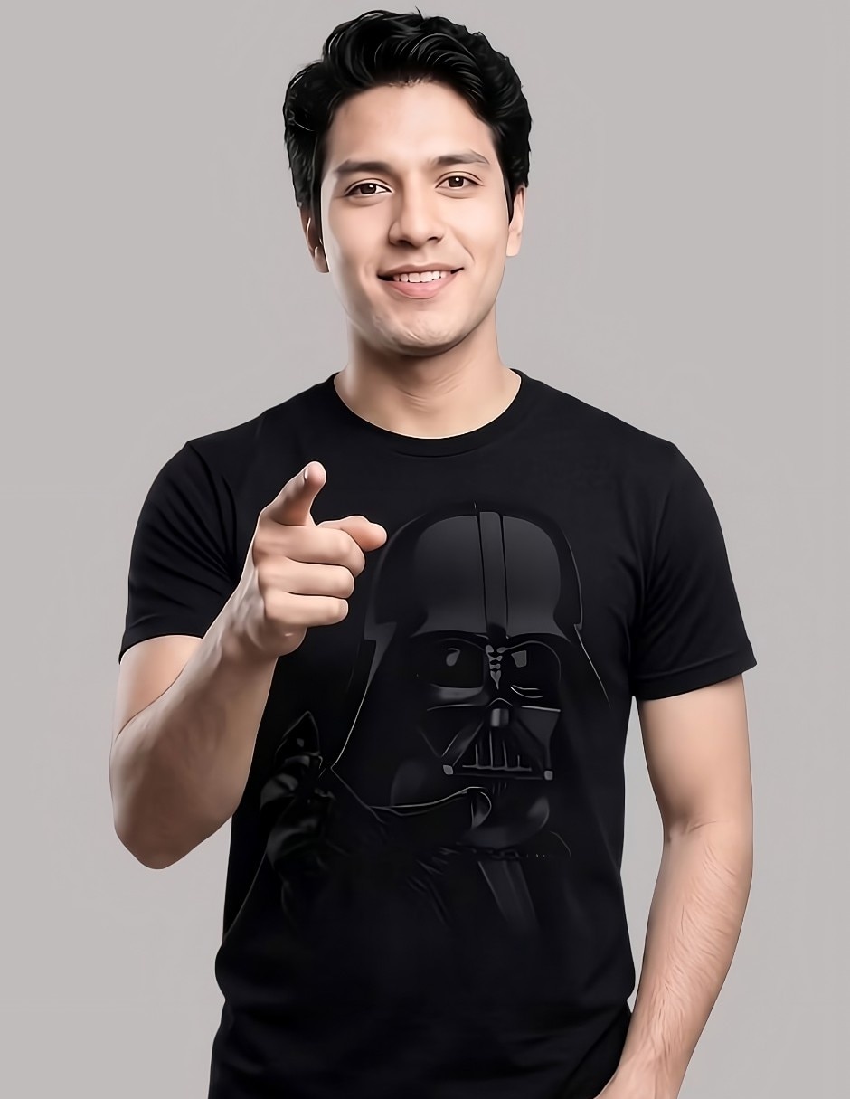 Playera Dark Side cuello redondo para hombre