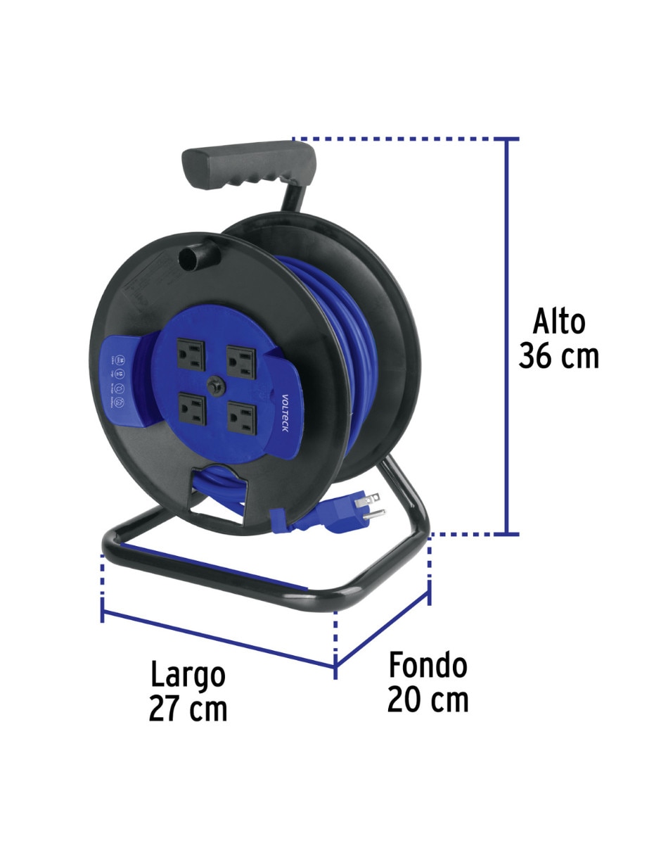 Extensión eléctrica Volteck 15 m