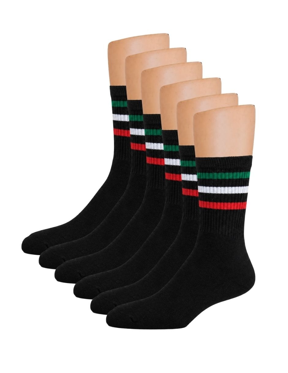 Calcetín comfort de algodón para mujer 6 pares