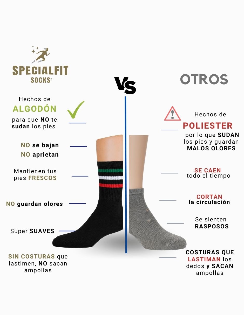 Calcetín comfort de algodón para mujer 6 pares 4