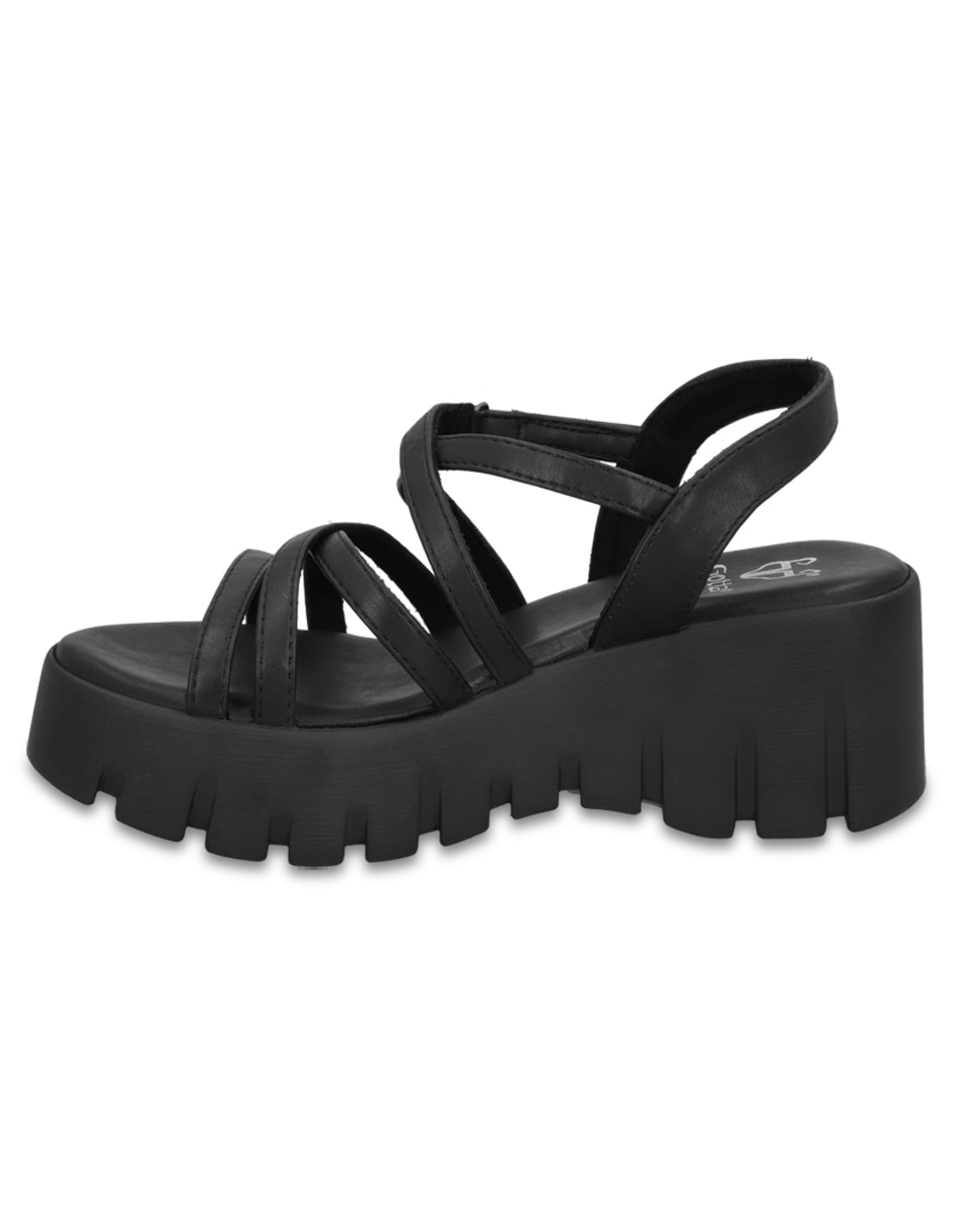 Sandalia plataforma para mujer