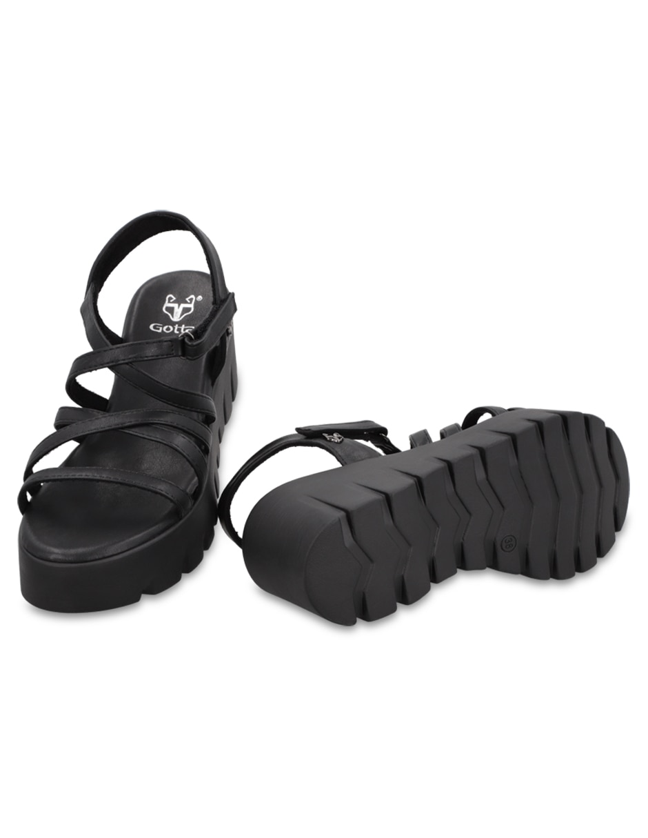Sandalia plataforma para mujer 5