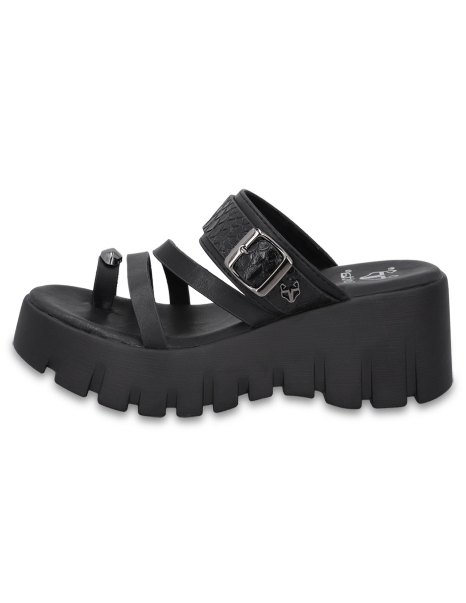 Sandalia plataforma para mujer