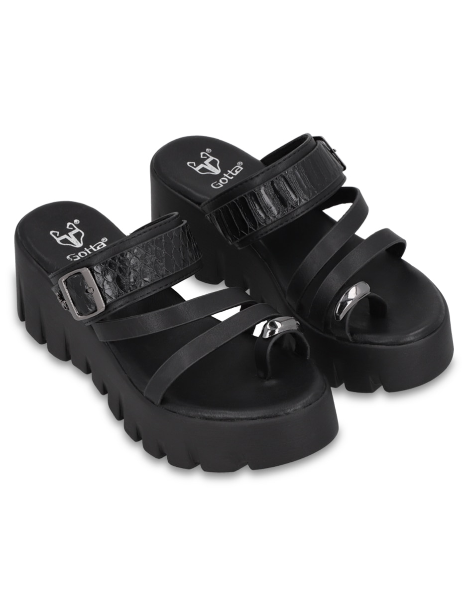 Sandalia plataforma para mujer 3